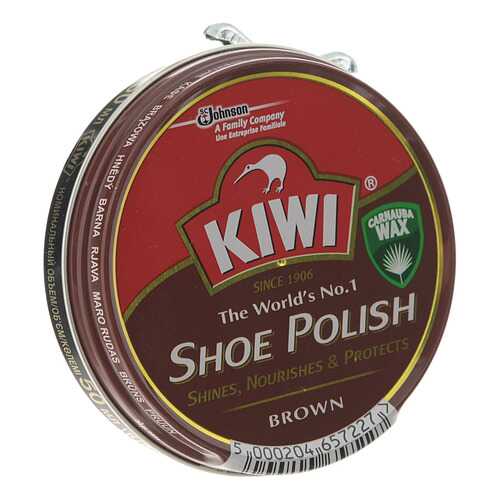 Крем для обуви Kiwi shoe polish коричневый в Честер